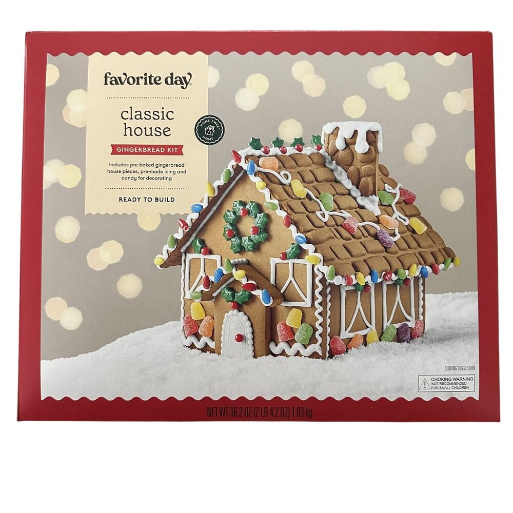 Target Favorite Day Classic House Gingerbread Kit Ready to Build